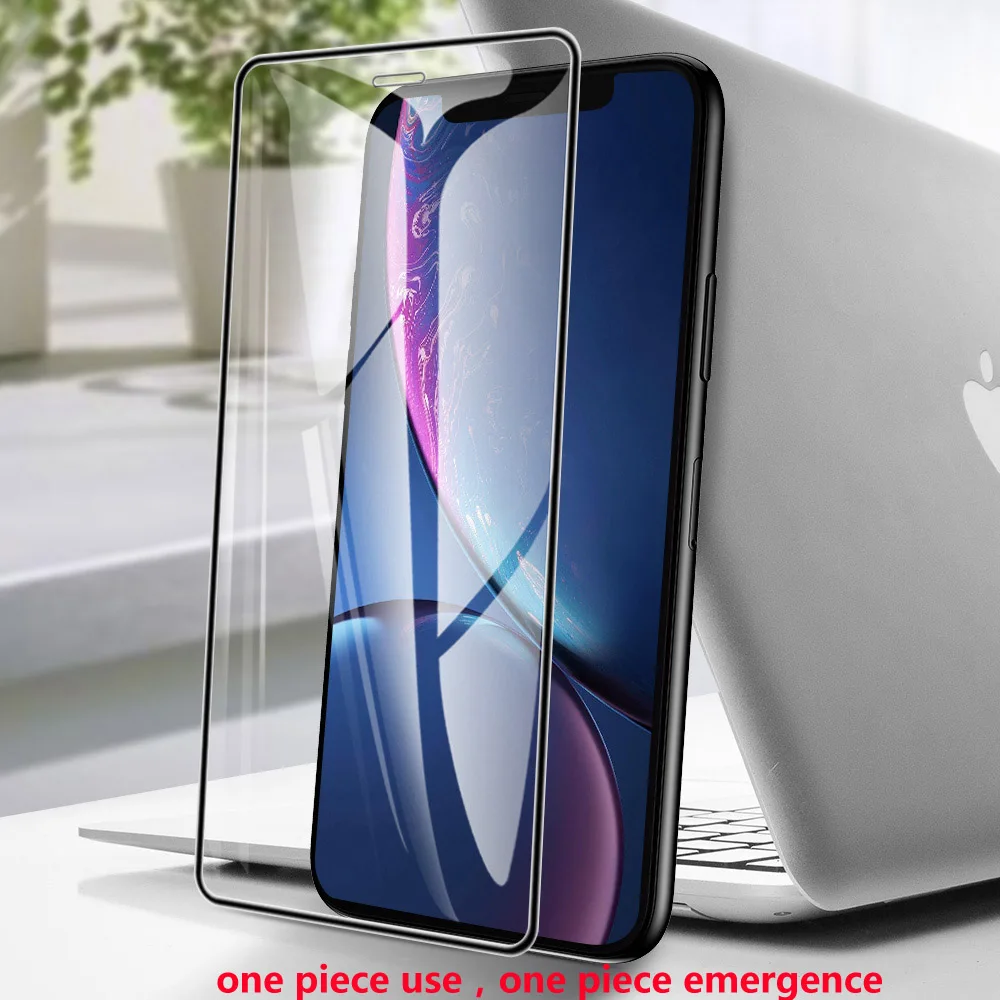 2 шт полное покрытие стекло для iPhone 11 Pro X XR XS MAX защитное закаленное 8 7 6 6s Plus защита