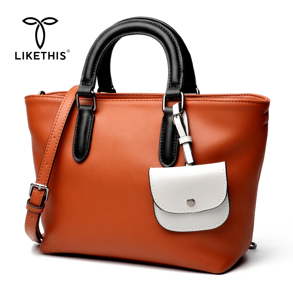 

Luxury Brand Women Handbags Genuine Leather Soft Top-Handle Bag High Quality Ladies Large Shoulder Crossbody Bag Sac De Luxe