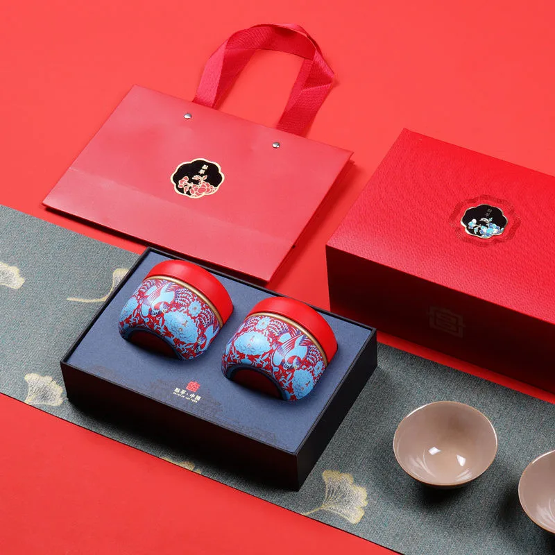 Коробка для черного чая и зеленого 3 шт./компл. влагостойкая герметичная жестяная