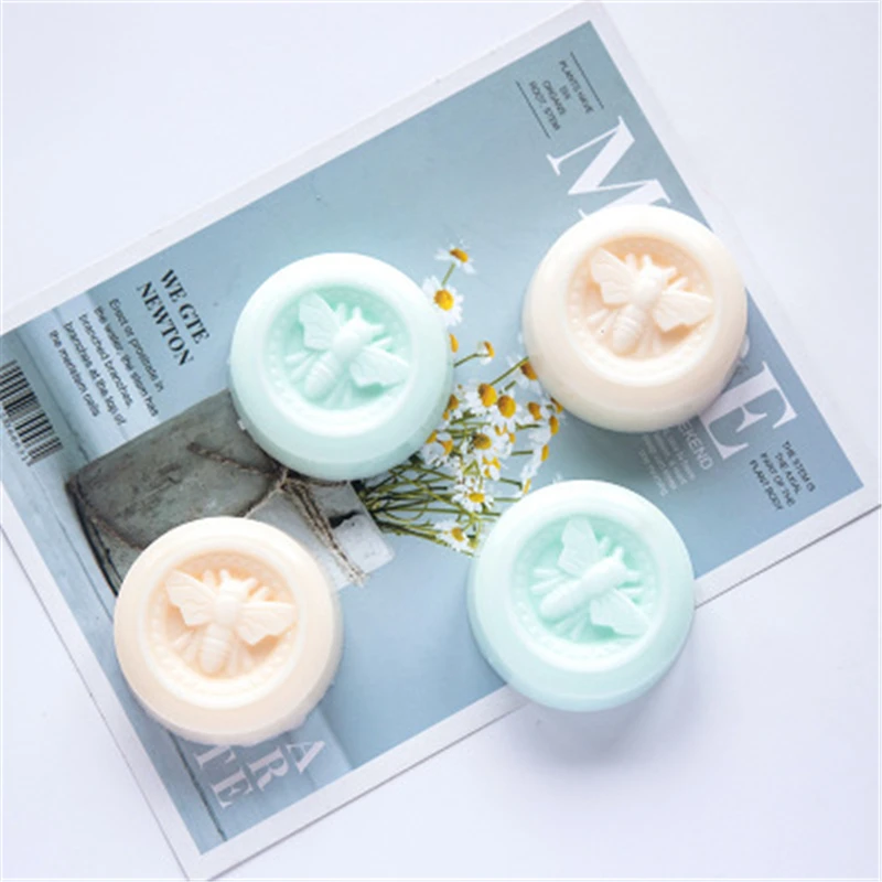 6 круглых силиконовых форм в форме пчелы креативный ручной работы мыло для