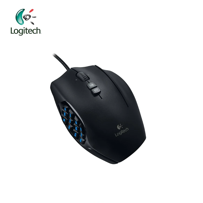 Проводная игровая мышь logitech G600 MMO 8200 dpi оптическая Подлинная 17 программируемых