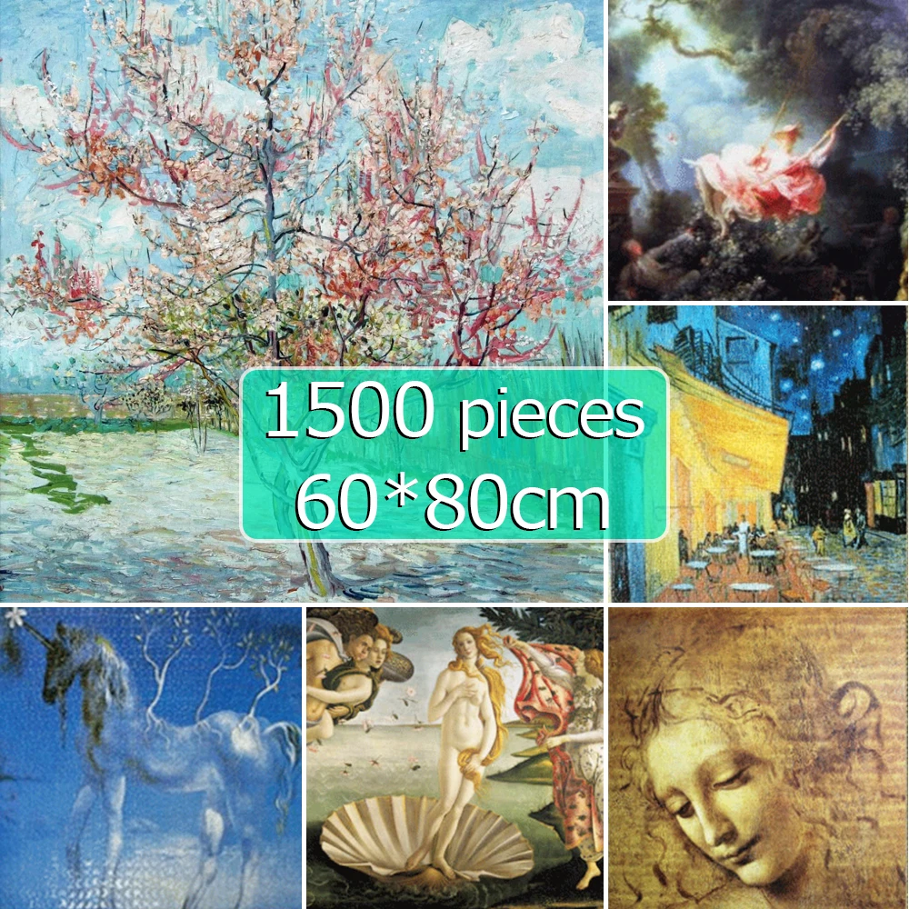 Головоломки 1500 шт. 60*80 см способный преодолевать Броды для взрослых детей DIY