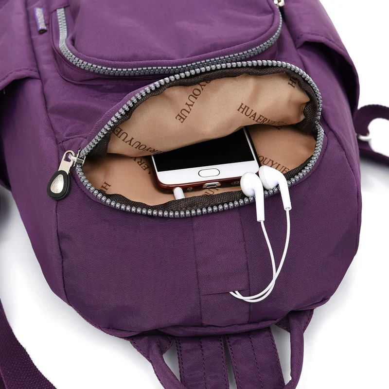 

Women Backpack Waterproof Nylon Lightweight Women's Backpacks for Teenage Girls Female Bag Casual Ladies Travel Bags mochila Sac