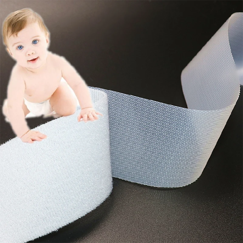 

2Meter/Pair Soft Velcros Tape Loops and Hooks fastener Tape Safe Baby DIY Supplies fastener Magic tape Clothing Sewing Accessori