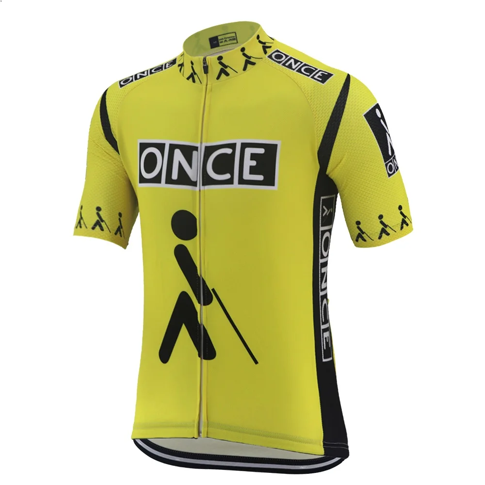 Men Only Jersey Мужские майки для велоспорта на заказ, Ретро стиль, мужские топы, pro, желтый, черный цвет, комплекты для путешествий, mtb, шоссейного велосипеда, одежда, быстросохнущая, анти-пот, полиэстер - Цвет: Men Only Jersey