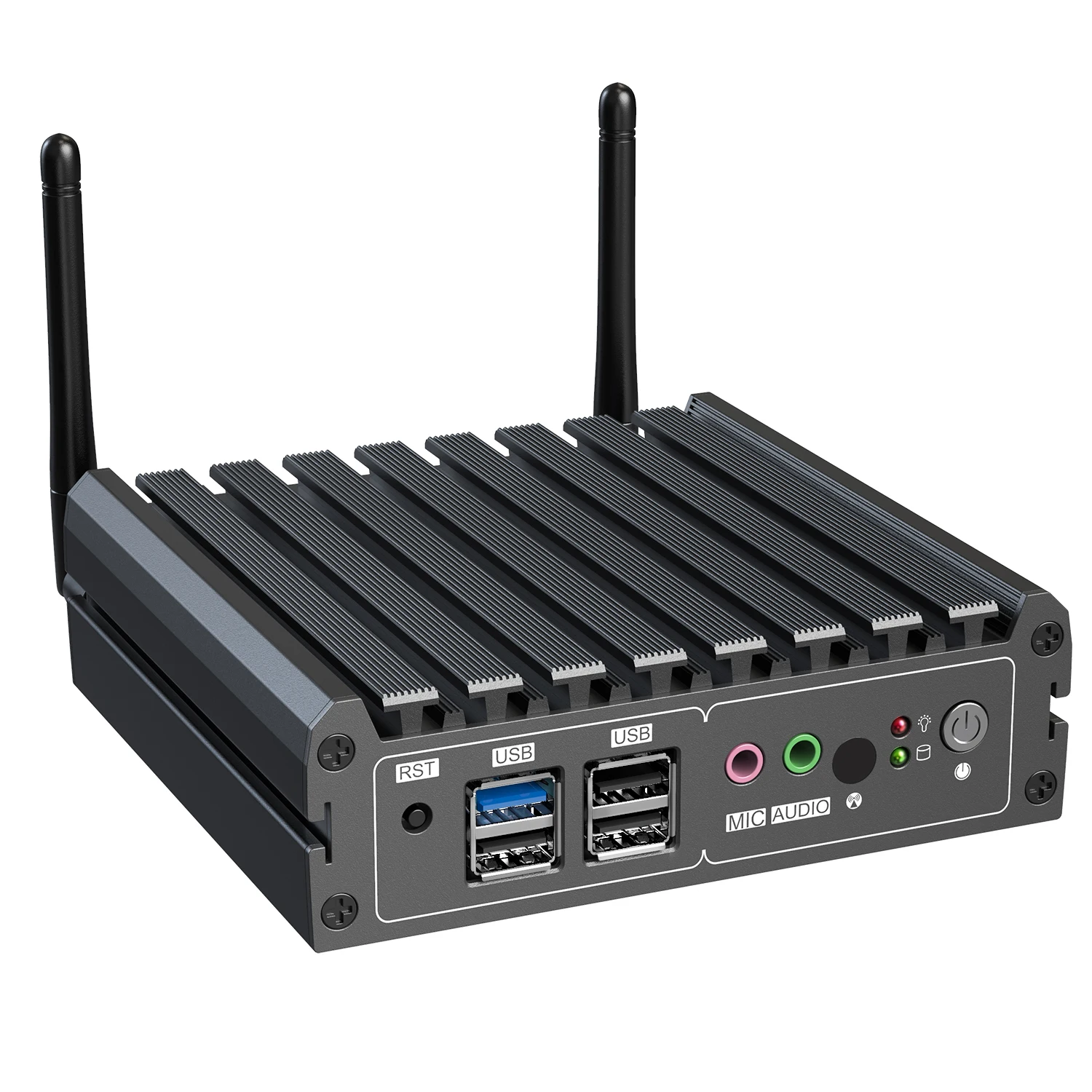 ACEPC безвентиляторный мини-компьютер Intel Core J1900 Windows 10 20 Вт HDMI 8 Гб ОЗУ 128 SSD