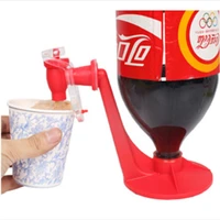 coke bottle inverted water dispenser creative water dispenser mini hand pressure drinking water kitchen gadget