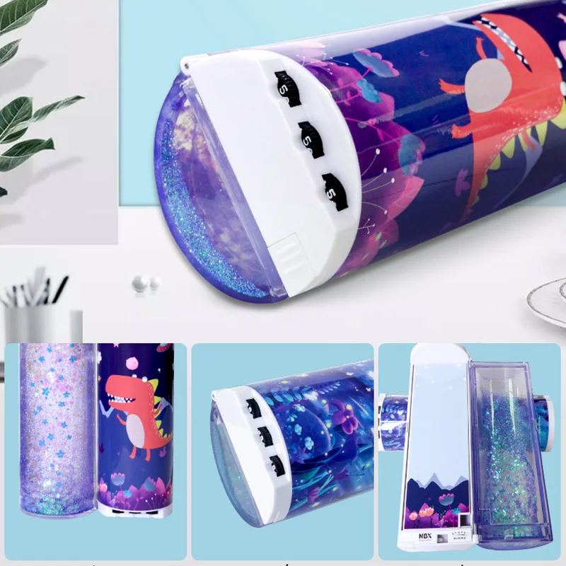 Чехол для карандаша с паролем чехол кодовым замком ручка в стиле аниме