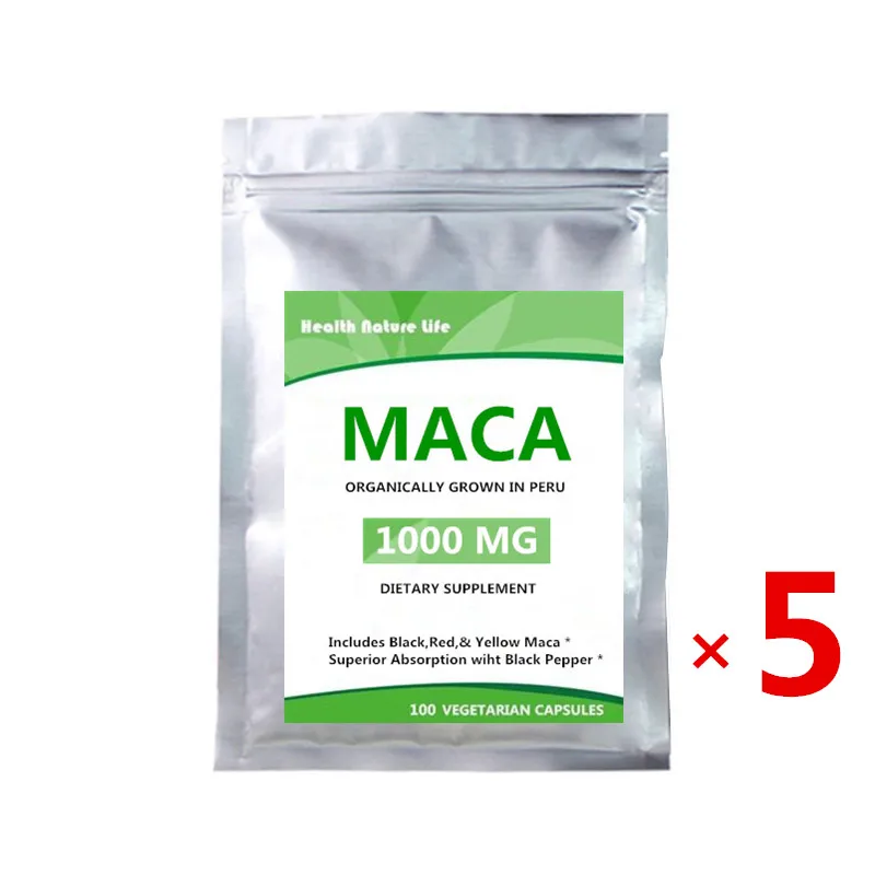 Органическая капсула Maca энергия производительность и настроение упругая