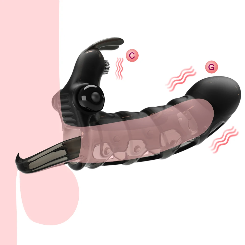 Вибратор-удлинитель для пениса мужчин мужское кольцо насос увеличения мужского