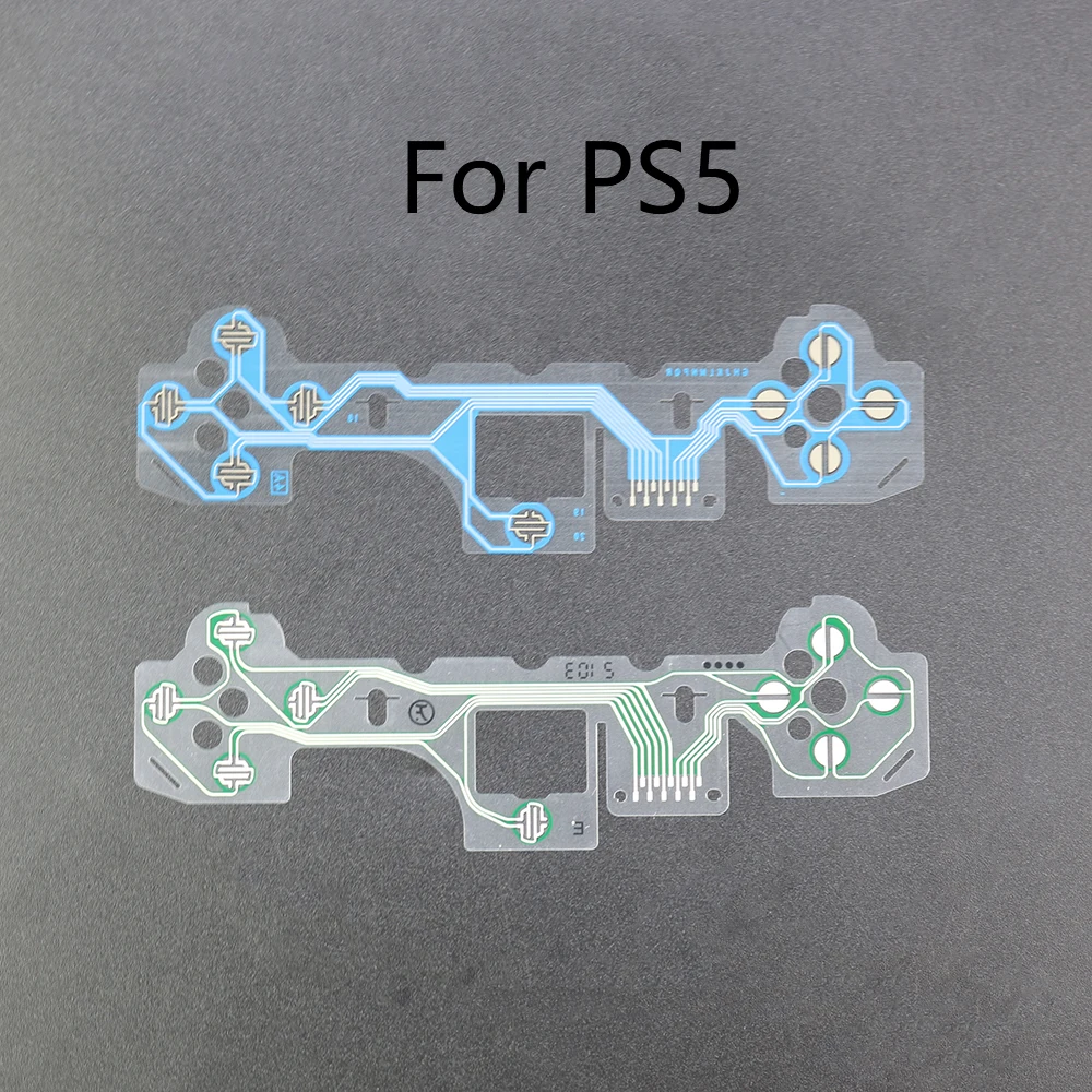 

JCD 1pcs For PlayS tation 5 PS5 Controller Conductive Film Keypad Flex Cable for Dualsense 5 DS5 Control Ribbon Circuit Board