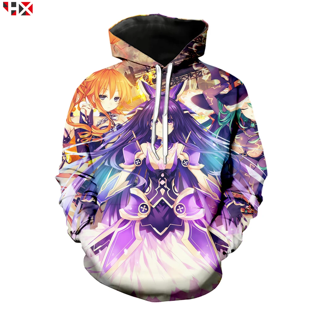 Свитшот унисекс с 3D-принтом милый худи аниме свиданием и прямиком для мужчин
