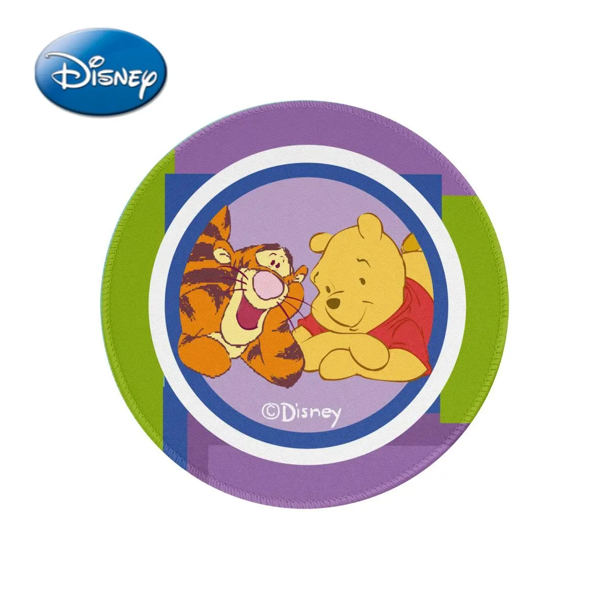 

Disney Pooh Bear cartoon anime mouse pad Round Anti-Slip Durable Soft Rubber Mouse Pad Mats For Gaming Laptop Mousepad mouse mat