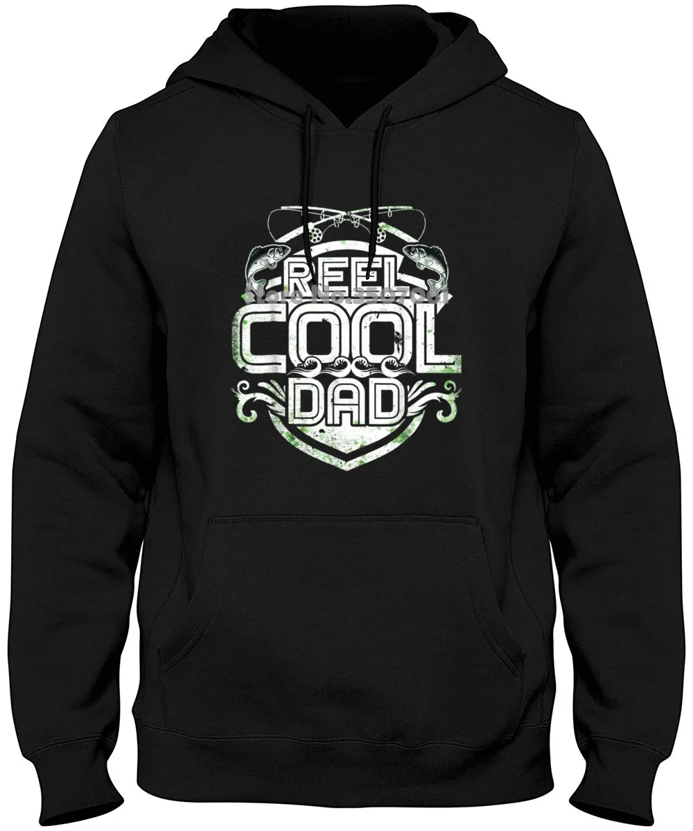 Мужская футболка с длинным рукавом Reel Cool Dad Fisher Grunge Distressed Fisherman модная круглым