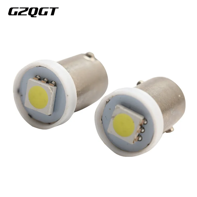 10pcs/lot auto BA9S T4W 5050 1SMD 1LED Bayonet Auto Light reserve Bulbs Lamp Wedge side Interior plate Indicator 12v | Автомобили и