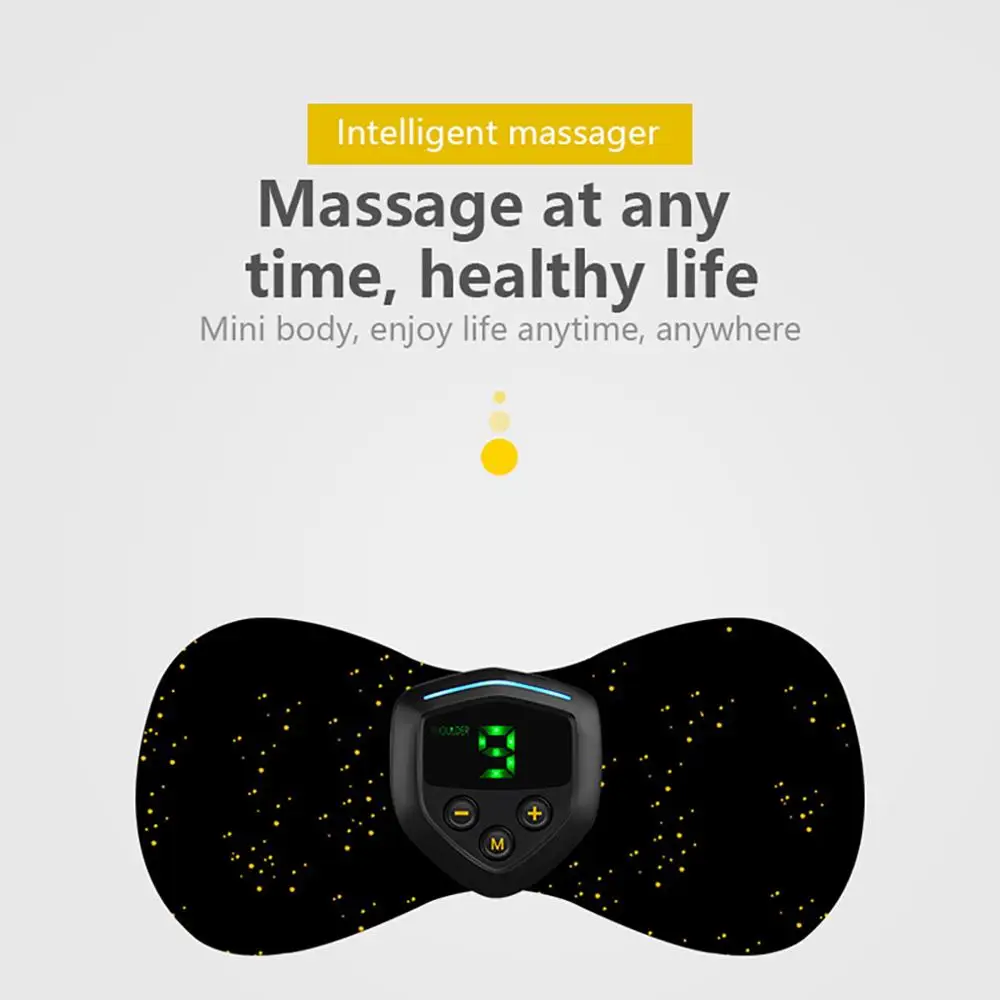 

Cervical Massager Portable Neck Back Massager Electric Neck Massage Patch Rechargeable Intelligent Neck Relaxing Device