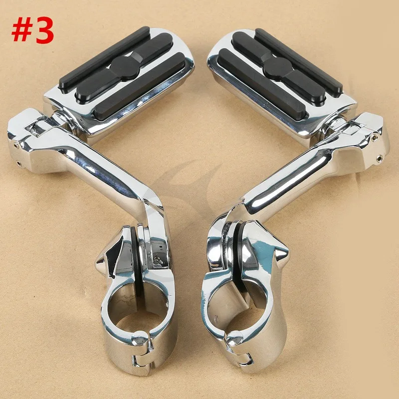 1 Set Мотоцикл 1,2" 32 мм крепление на руль для мотоцикла длинные крепления Crash Engine Guard Bar для Harley - Цвет: 1 Set