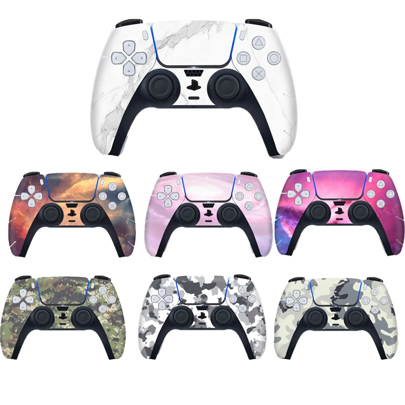 Камуфляжная Наклейка Обложка для PS5 геймпад джойстик контроллера PlayStation