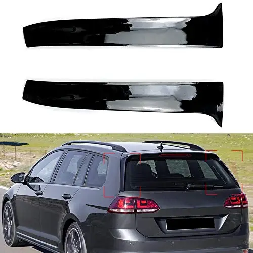 

Car Styling Car Rear Wing Side Spoiler Stickers Trim Cover for Volkswagen VW Golf MK 7 Variant Estate Wagon Alltrack Accessories