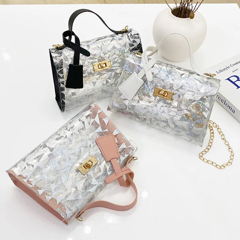 

Small Square Bag Handbags Crossbody Bags For Women Female Messenger Phone Wallet Envelope Travel PU Fashion Cute Student Chain