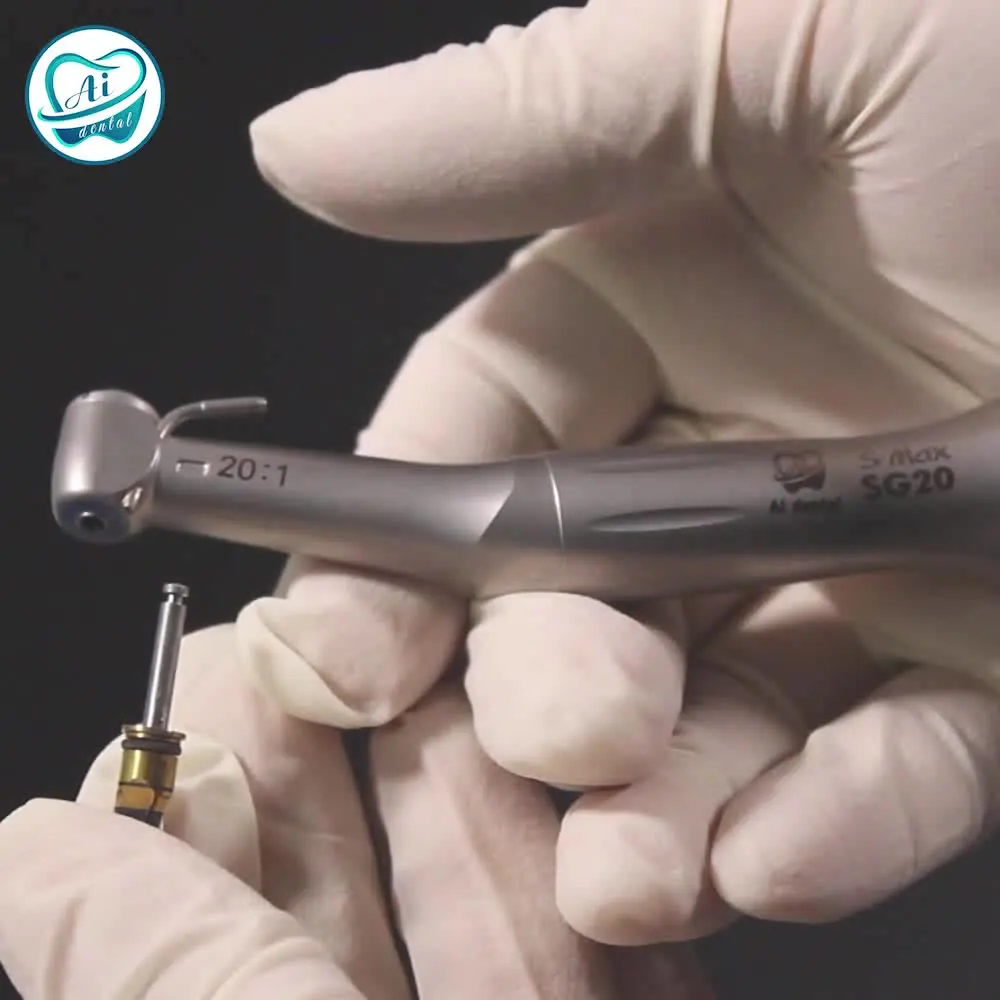 

Mobile dental speed handpiece SG20 20:1 without LED optic contra angle implant out water equipment
