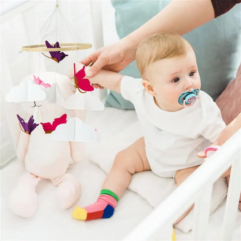 

Crib Mobile Felt Wind Chime Baby Hanging Nursery Decor Baby Bed Mobile Toys