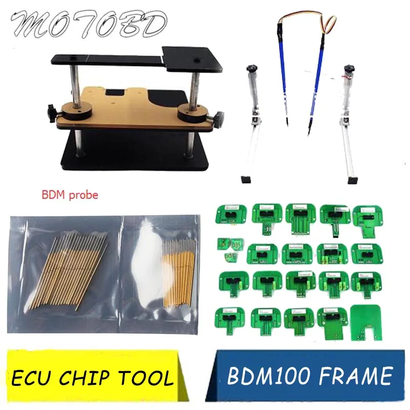 2019 Новый 22 шт. BDM зонд адаптеров ЭБУ пандус для KESS KTAG BDM100 / CMD100 FGTECH V54 светодиодная