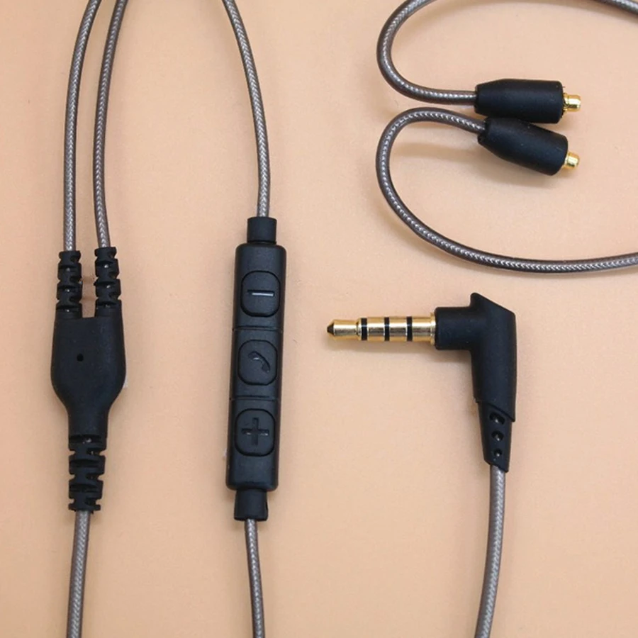 Кабель MMCX для Shure SE215 SE425 SE535 SE846 UE900 сменный шнур порта провод наушников с