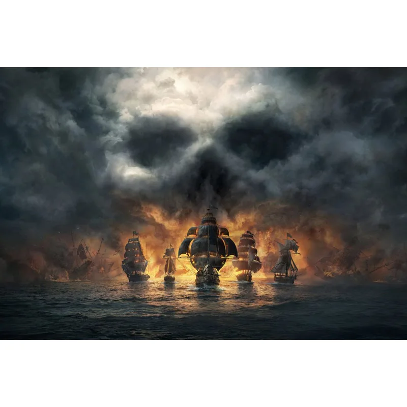 

5D DIY Diamond Embroidery Sky skull pirate ship Diamond Painting Cross Stitch Full Square/round Rhinestone Handmade Mosaic