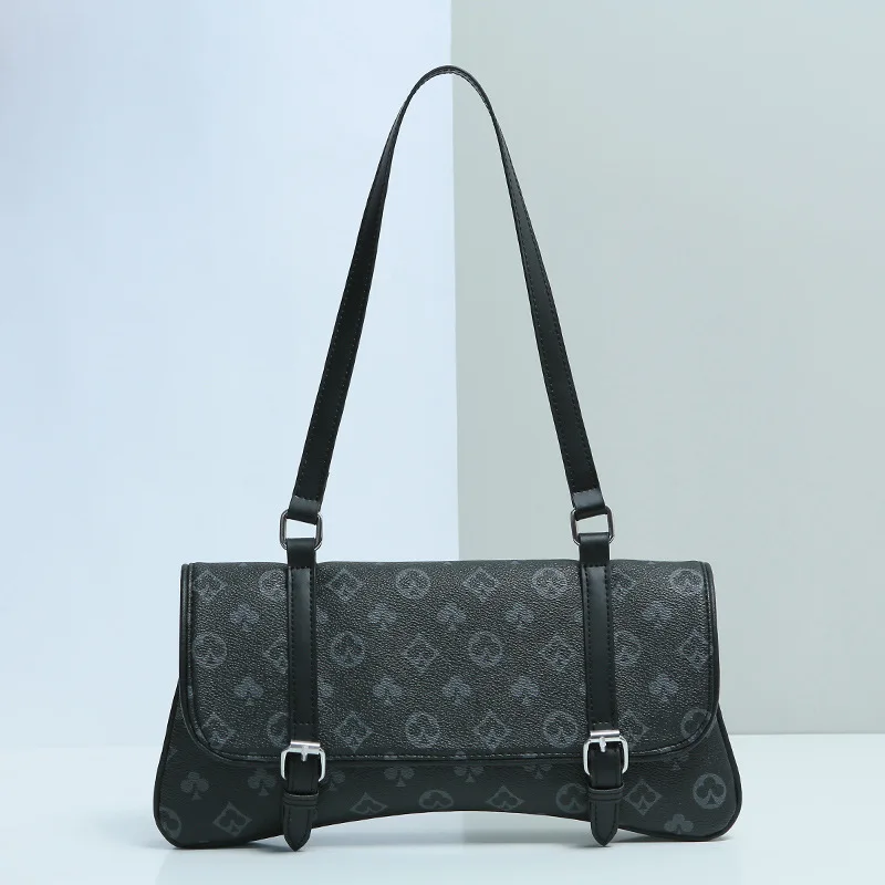 

European and American classic new fashion web celebrity women's bag versatile one-shoulder underarm baguette bag