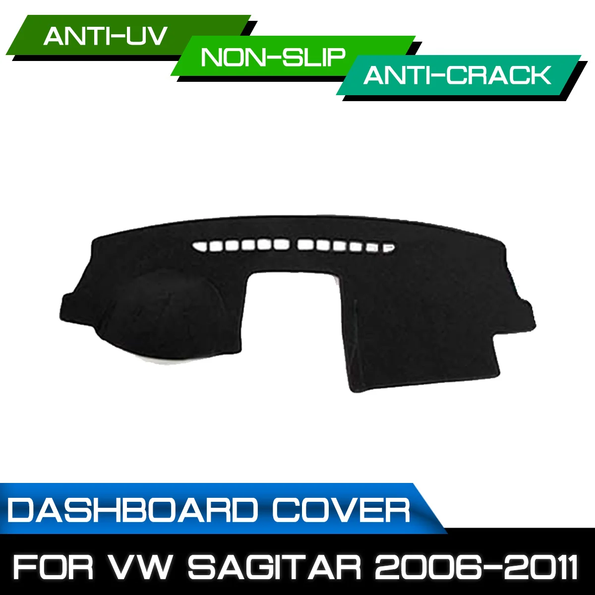 

Коврик для приборной панели автомобиля Volkswagen Sagitar 2006 2007 2008 2009 2010 2011, нескользящий коврик для приборной панели с защитой от ультрафиолета