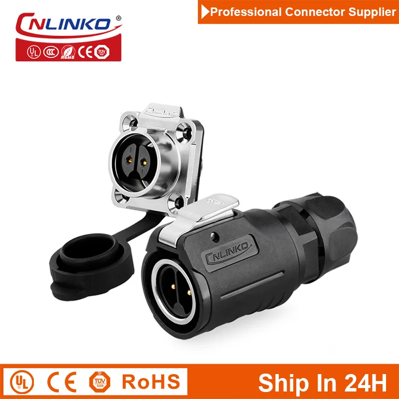 

Cnlinko LP M16 Plastic 2 3 4 5 7 8 9pin Waterproof Power Connector Male Plug Female Socket for Cable LED Lighting Automobile