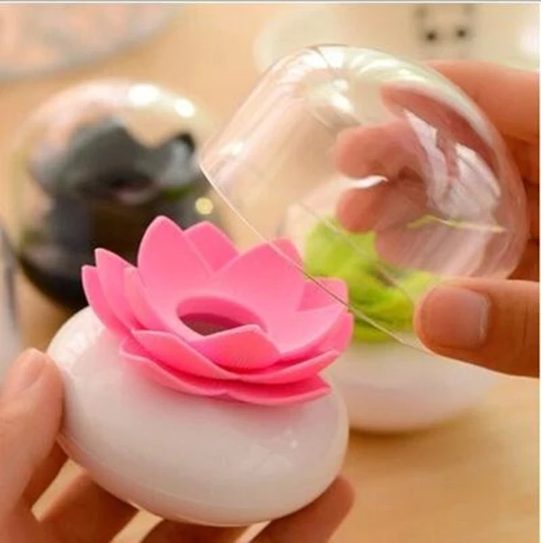 Hoomall оригинальный бокс для ватных палочек с рисунком лотоса декоративный