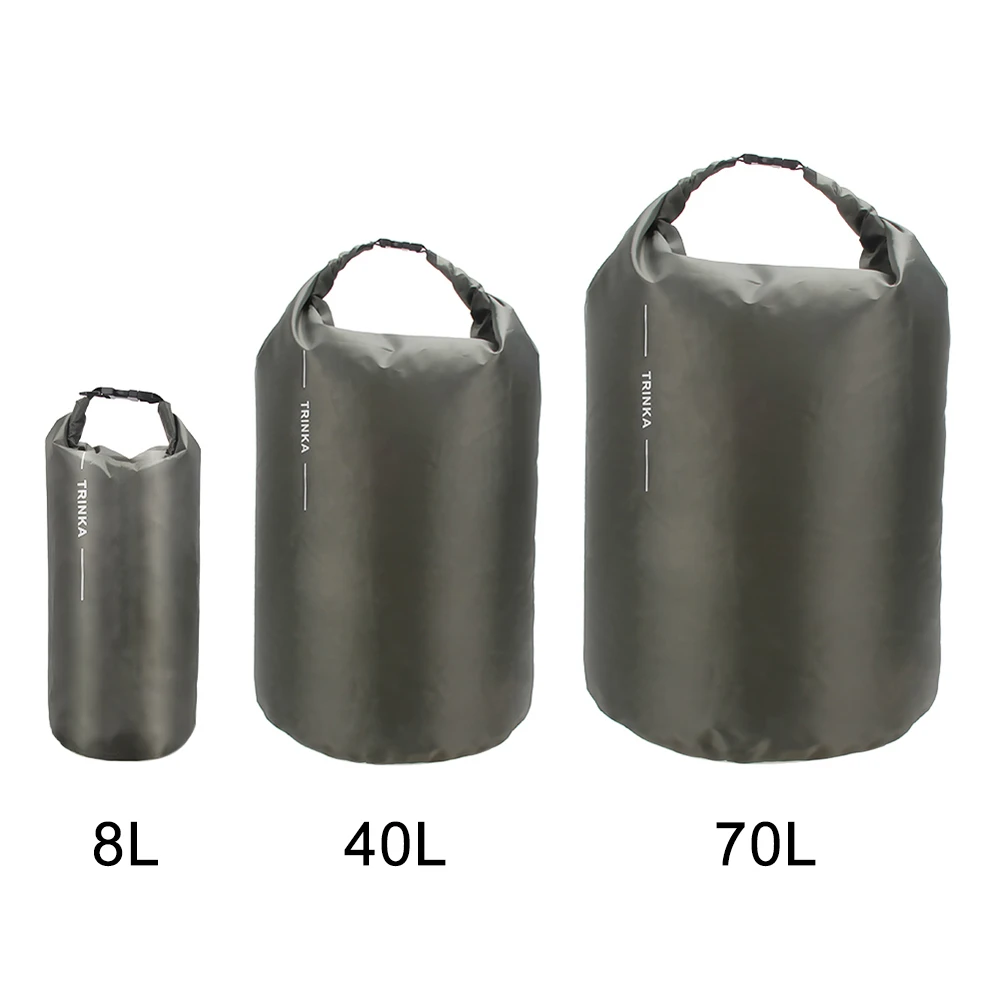 

8L/40L/70L Portable Swimming Bag Waterproof Dry Bag Sack Storage Pouch Bag for Camping Hiking Swimming Trekking Boating Use