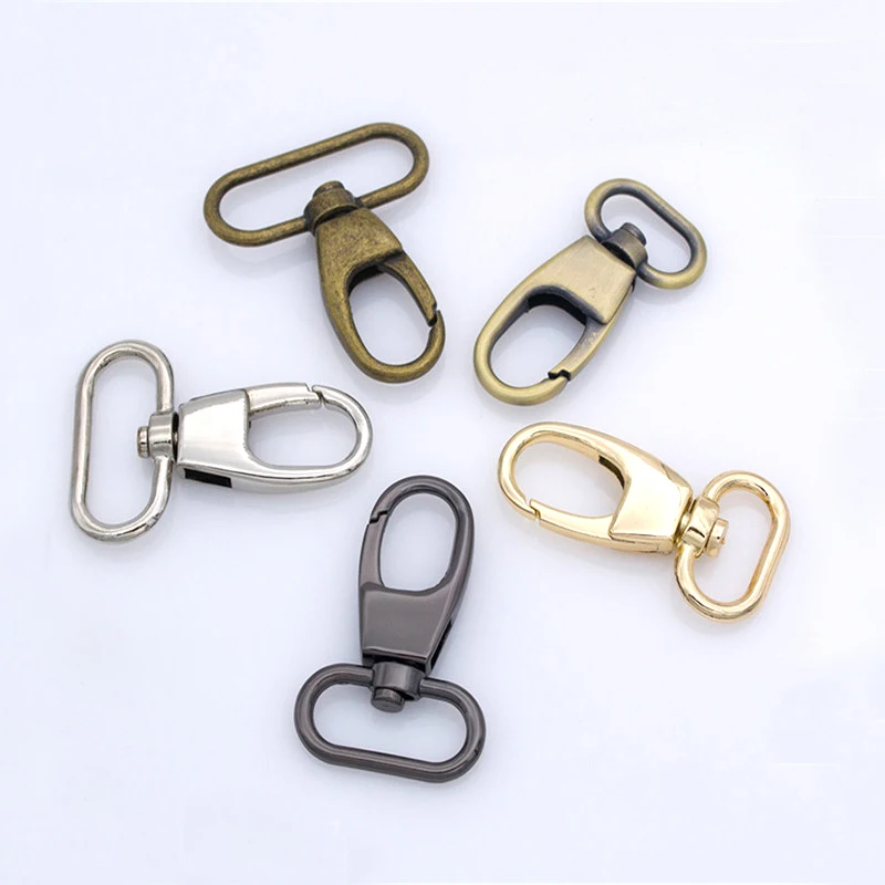 

20mm(3/4") 25mm(1") 32mm(1 1/4") 38mm(1 1/2") dog collar snap hook metal trigger snap hook swivel clasp hooks hardware handbags