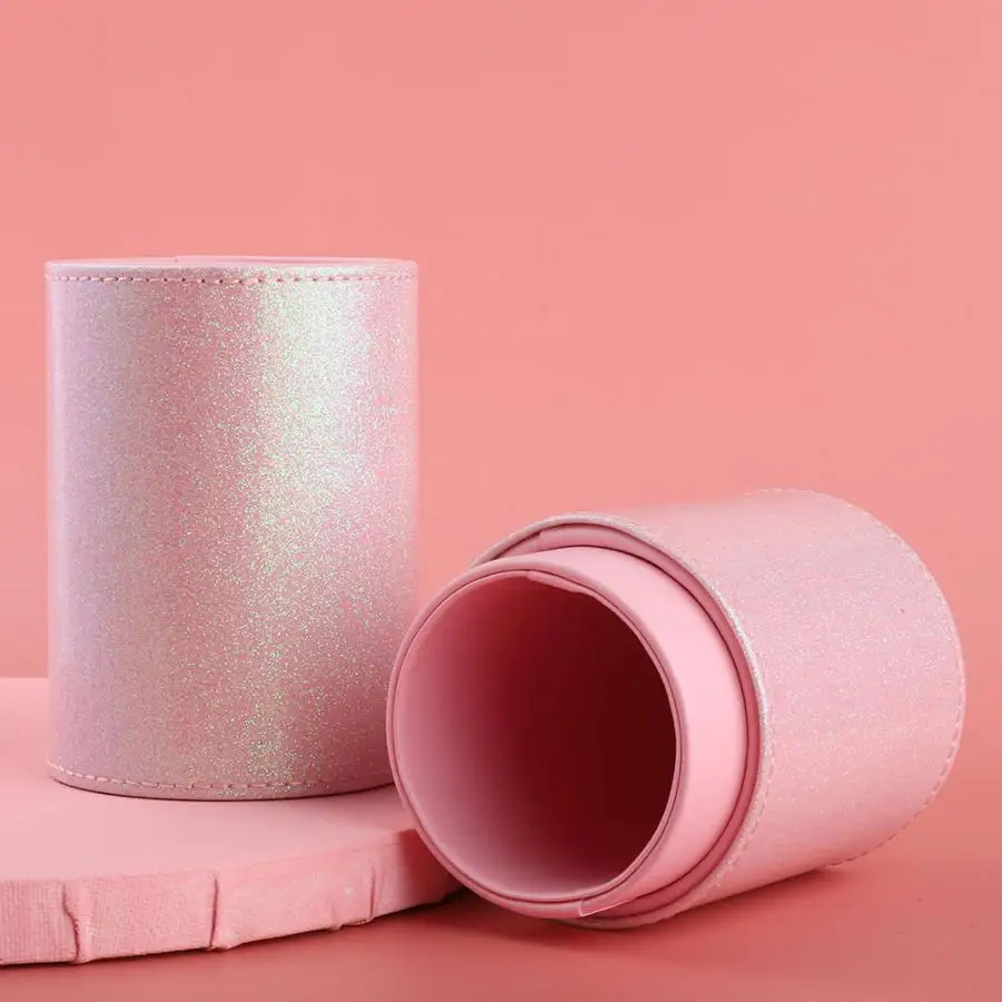 Профессиональные портативные Кисти для макияжа из искусственной кожи