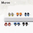 Серьги-гвоздики из акрила, аниме Темный дворецкий, курошитудзи, Себастьян, смерти, Грелл, Сатклифф, Клие, ручной работы, 2021