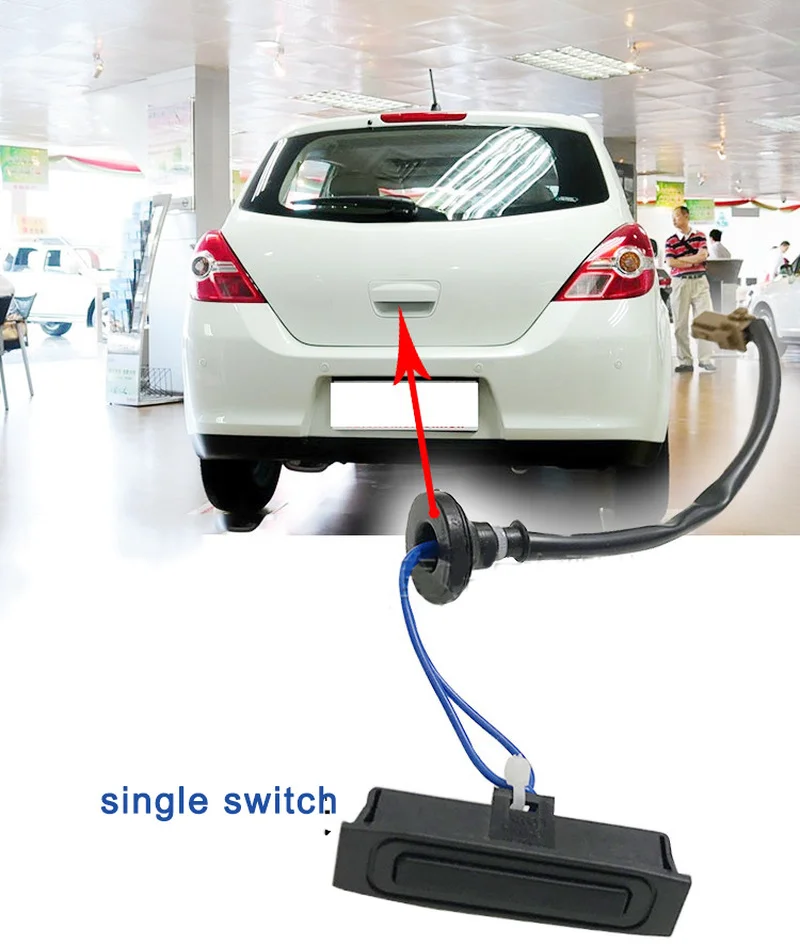 Переключатель датчика багажника Кнопка открытия задней двери для Nissan Tiida Sylphy