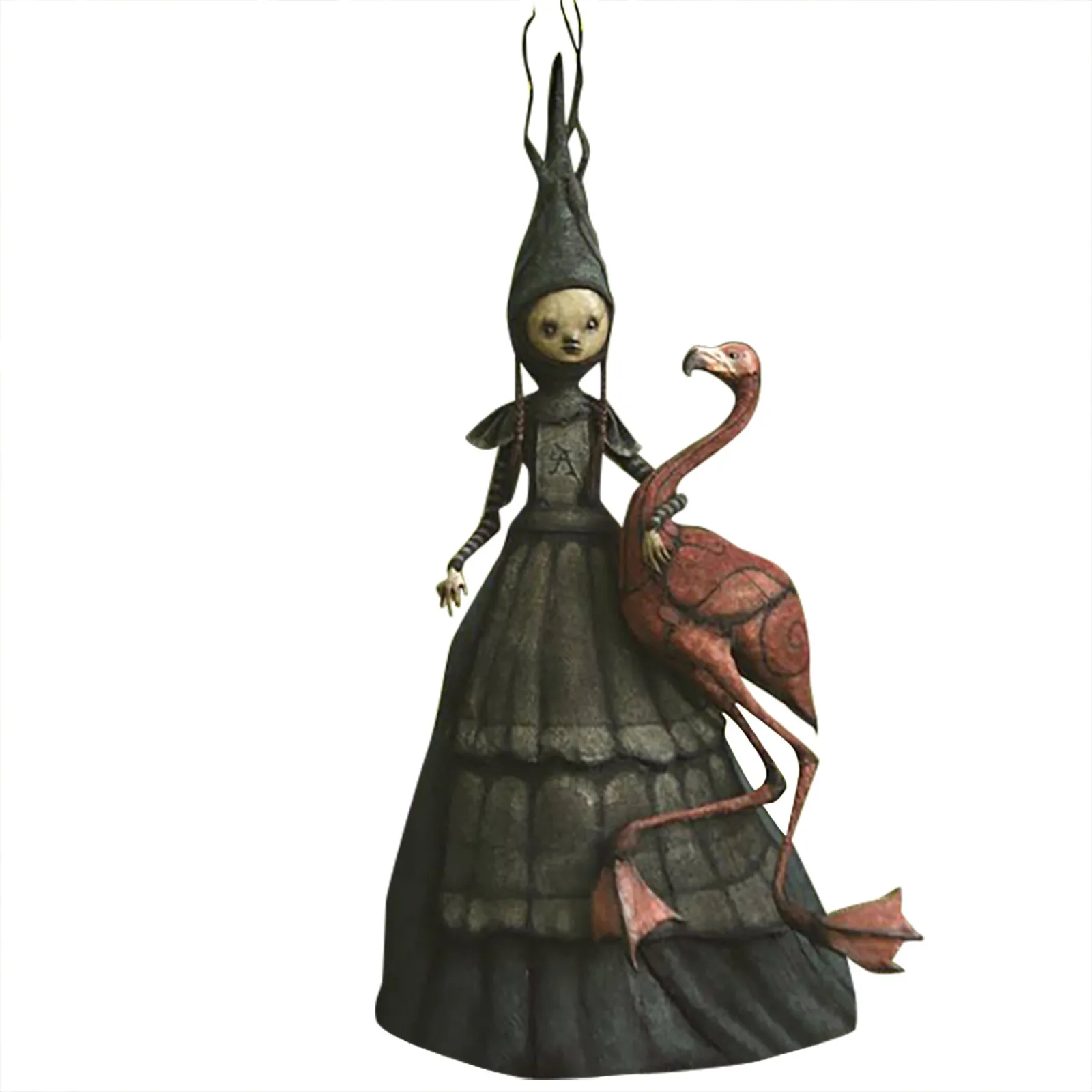 

Outdoor Resin Witch Statue Sculpture Halloween Decor, Nightmare Witch Resin Crafts, Patio Witch Garden Decoration