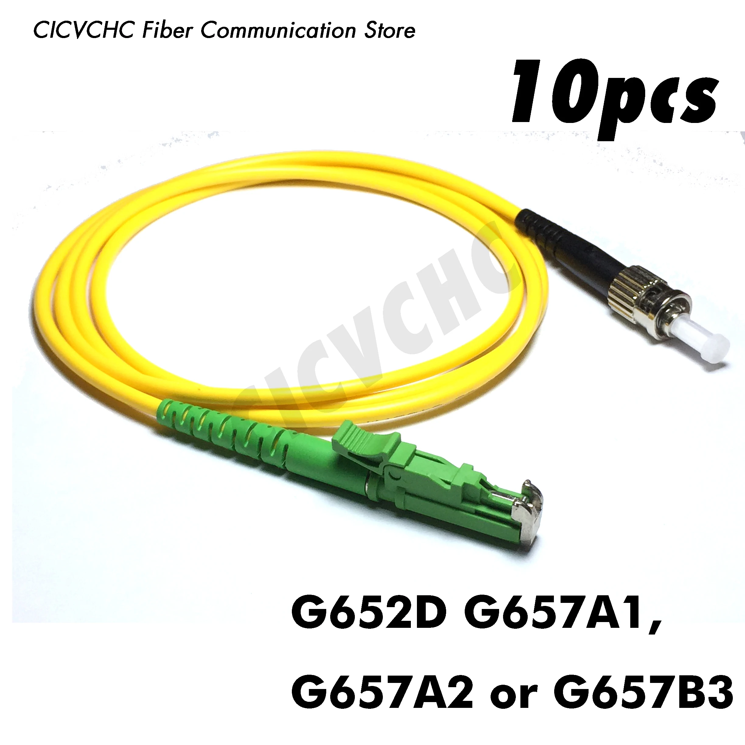 10 шт LSH(E2000)/APC-ST/UPC волокна Patchcord-SM(9/125) G657B3, G657A2, G657A1 или G652D-1m, 2 м или 5 м-3,0 мм кабель перемычки