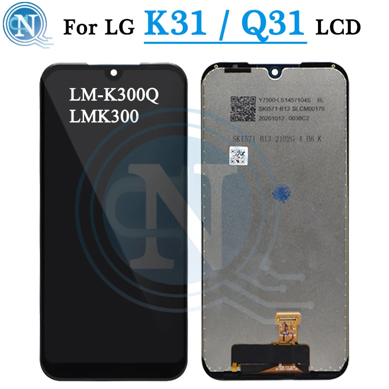 Оригинальный ЖК-дисплей для LG K31 K300 Q31 сенсорный экран дигитайзер панель с рамкой
