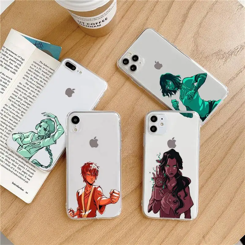 Прозрачный мягкий чехол для телефона Avatar the Last Airbender iphone 5 5s 5c se 6 6s 7 8 11 12 plus mini x xs xr pro