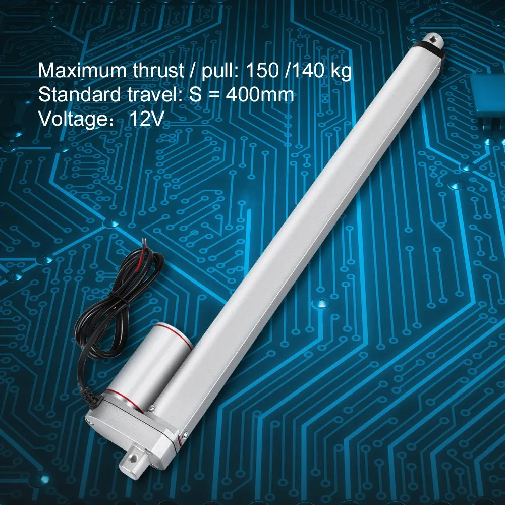 DC 12V Linear Actuator 500N Max Lift 400mm Stroke Electric Motor For Automotive Medical Devices And Engineering Industry | Обустройство
