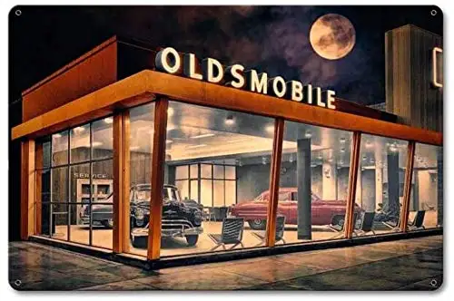 Винтажная металлическая забавная жестяная винтажная винтовка Марлин 1974 8x12