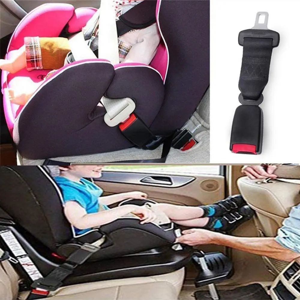 

80% Hot Sale 2Pcs Universal Car Auto Safety Seat Belt Extender Extension Buckle Clip Strap Car Interior Parts
