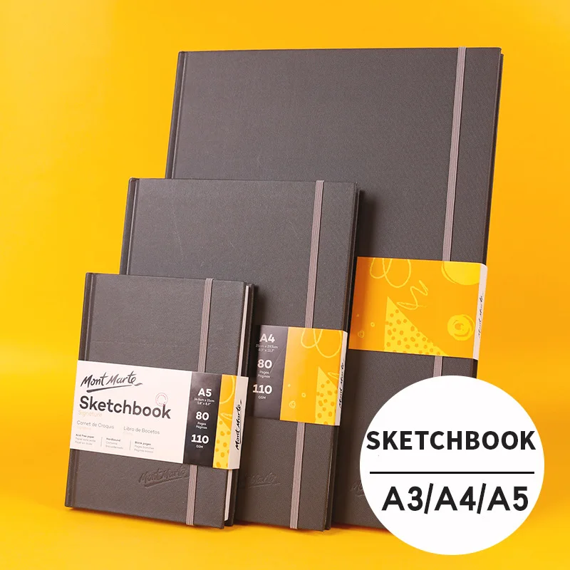 

A3 A4 A5Sketchbook 80 Pages 110g Hard-faced Drawing Book Thick Paper 8k Sketchbook Sketchbook for Drawing Art Supplies