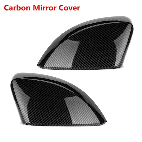 Carbon Mirror Cover Комплект из 2 предметов, для Audi A3 8 V S3 RS3 гибкие чехлы из термопластичного полиуретана(динамический боковое зеркало светодиодный индикатор сигнала поворота мигалка 2013 - Цвет: Carbon Mirror Cover