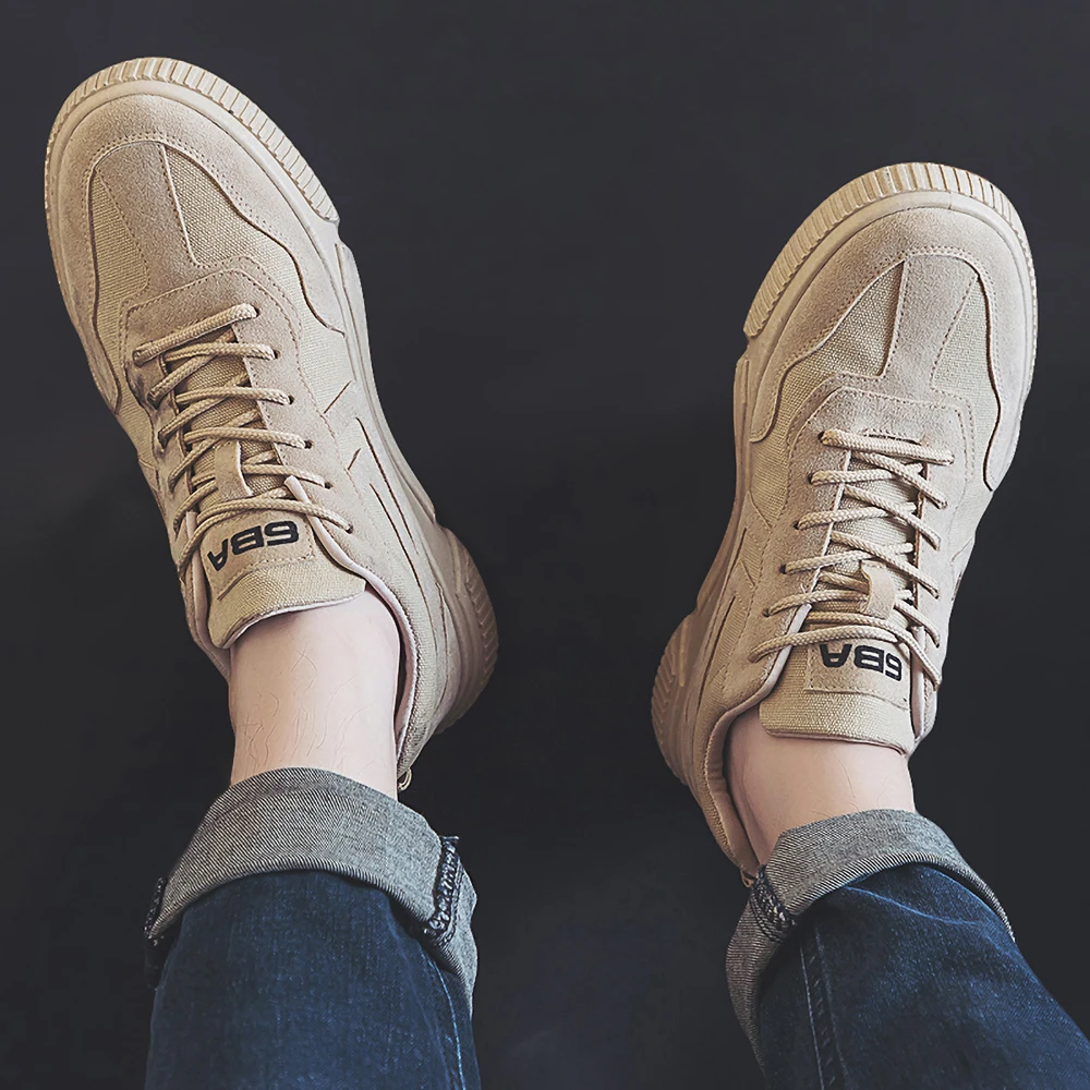 Skateboarding shoe 2020 The New Leisure Motion Canvas Trend Summer Breathable Men's Shoes All-match Wear-resistant Lace Up SOCK