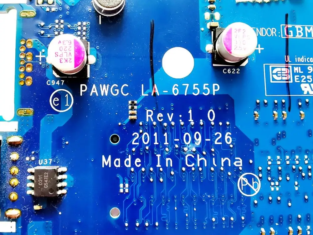 Оригинальный Для Lenovo G475 Материнская плата ноутбука HD6370M 1 ГБ PAWGC LA 6755P испытанное
