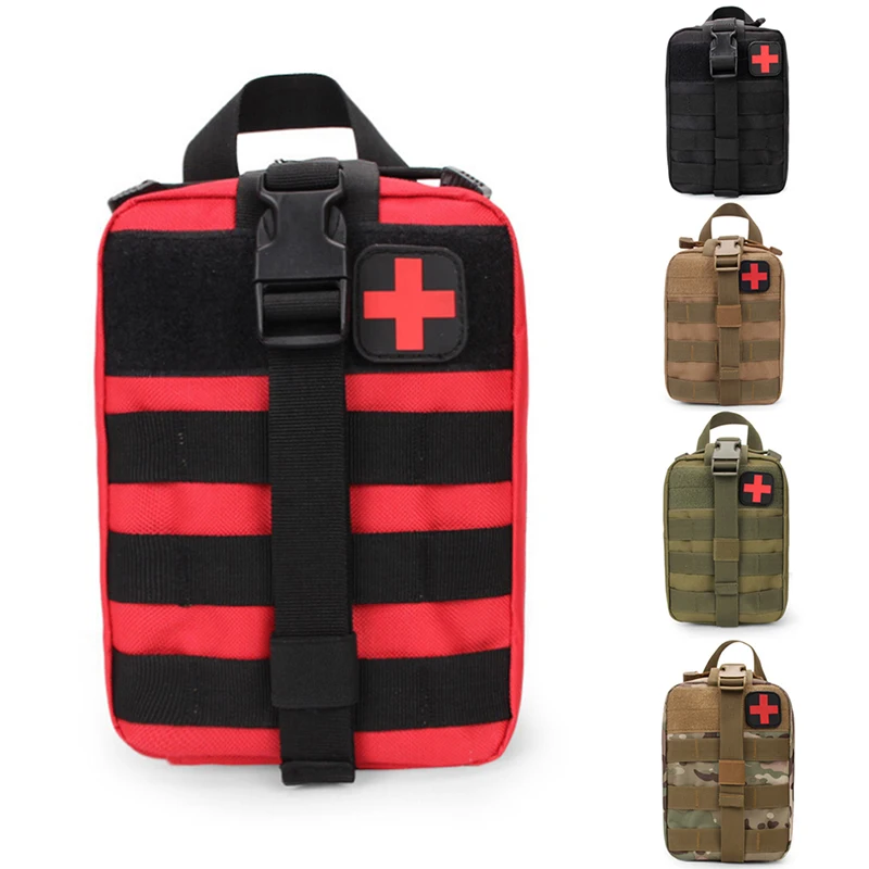 

Durable First Aid Kit Tactical Survival Kit Molle Rip-Away EMT Pouch Bag Medical
